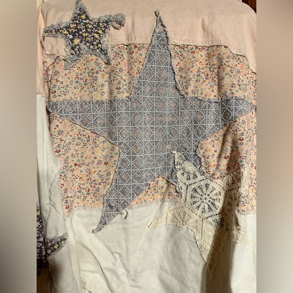 Oli & Hali Star ⭐️ Patchwork Shacket - Picture 7 of 7